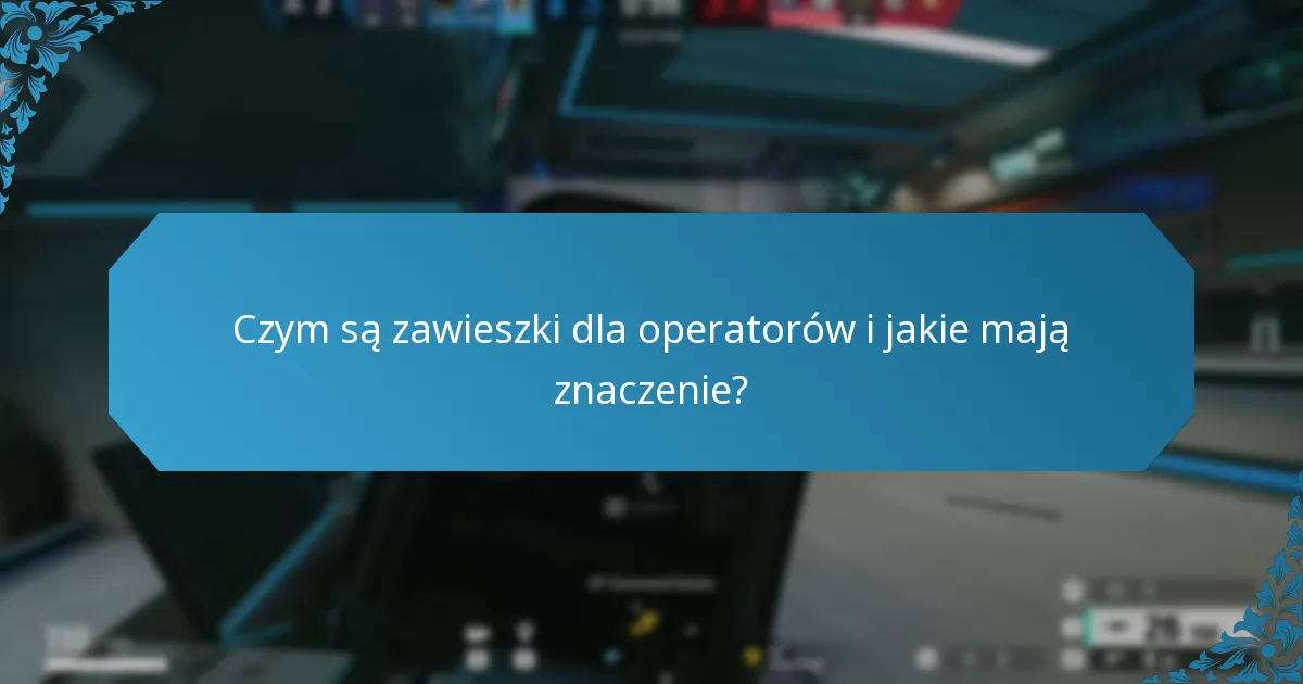 Czym są zawieszki na broń i jak działają?