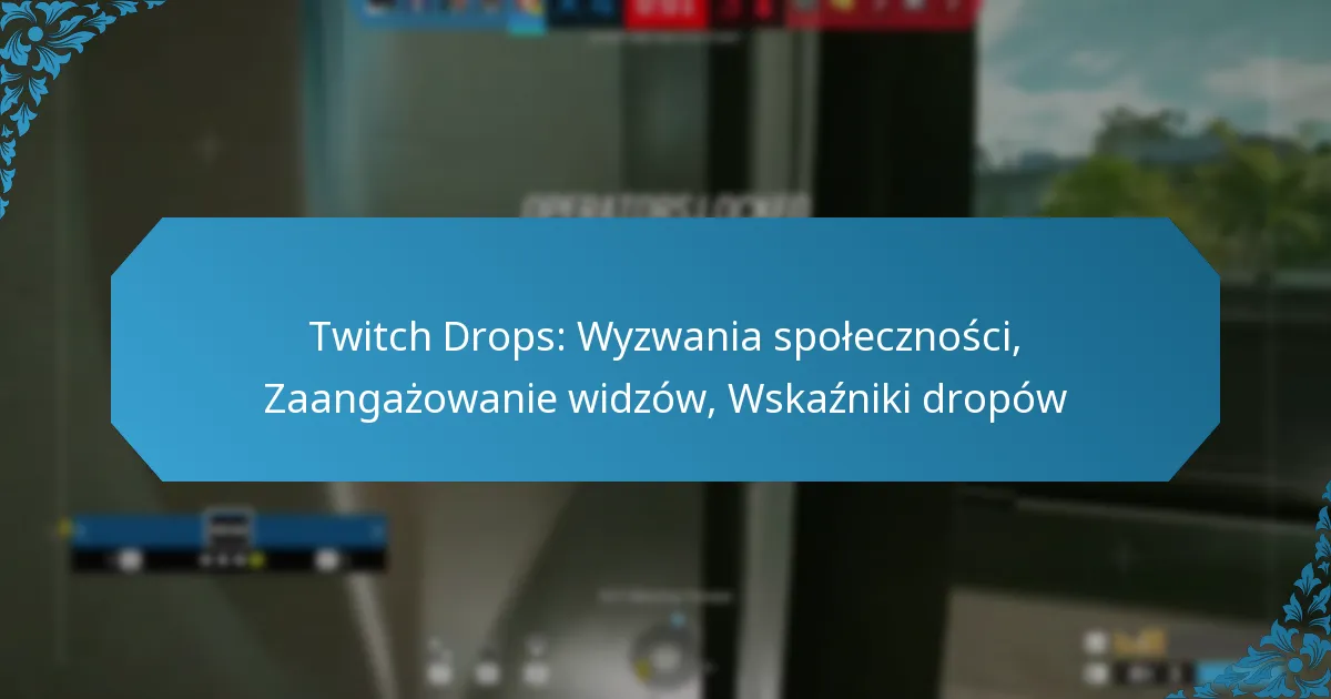 Twitch Drops: Wyzwania społeczności, Zaangażowanie widzów, Wskaźniki dropów
