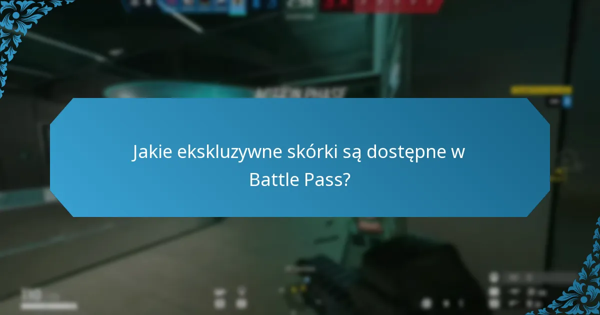 Jakie kosmetyki broni można zdobyć przez Battle Pass?